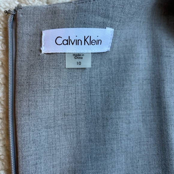 Calvin Klein Geometric Sheath Dress - Picture 6 of 6